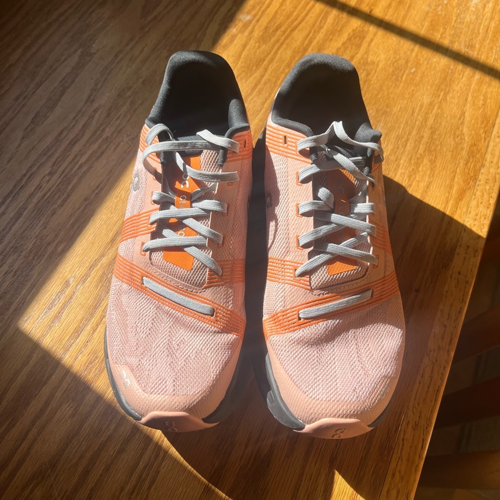 On Running Women's Athletic Shoes - Pink and Orange